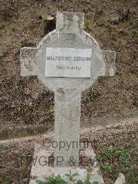 Hong Kong Cemetery - Belderson, Walter